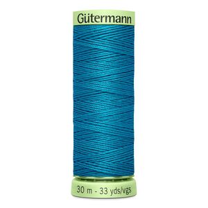 Gutermann Top Stitch Thread #761 MALIBU BLUE 30m Spool High Lustre, Bold Sewing