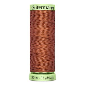 Gutermann Top Stitch Thread #847 COPPER 30m Spool High Lustre, Bold Sewing