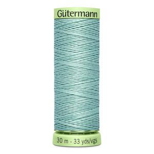 Gutermann Top Stitch Thread #929 LIGHT AQUA 30m Spool High Lustre, Bold Sewing