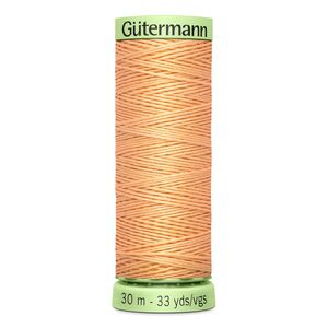 Gutermann Top Stitch Thread #979 SALMON 30m Spool High Lustre, Bold Sewing