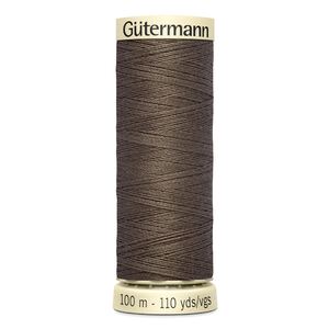 Gutermann Sew-all Thread 100m #467 MID BROWN, 100% Polyester