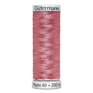 Gutermann Rayon 40 #1117 MAUVE, 200m Machine Embroidery Thread