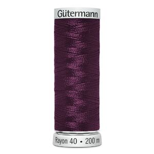 Gutermann Rayon 40 #1545 PURPLE ACCENT, 200m Machine Embroidery Thread