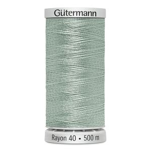 Gutermann Rayon 40 #1077 JADE TINT, 500m Machine Embroidery Thread