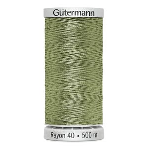 Gutermann Rayon 40 #1104 PASTEL YELLOW-GREEN, 500m Machine Embroidery Thread