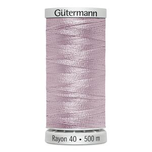 Gutermann Rayon 40 #1111 PASTEL ORCHID, 500m Machine Embroidery Thread