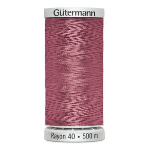 Gutermann Rayon 40 #1119 DARK MAUVE, 500m Machine Embroidery Thread