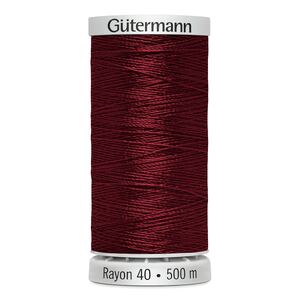 Gutermann Rayon 40 #1169 BAYBERRY RED (PORT), 500m Machine Embroidery Thread