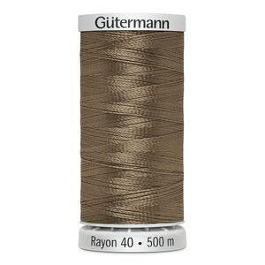 Gutermann Rayon 40 #1170 LIGHT BROWN, 500m Machine Embroidery Thread