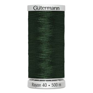 Gutermann Rayon 40 #1174 DARK PINE GREEN, 500m Machine Embroidery Thread