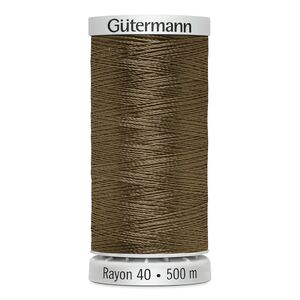 Gutermann Rayon 40 #1179 DARK TAUPE, 500m Machine Embroidery Thread