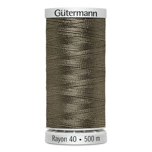 Gutermann Rayon 40 #1180 MEDIUN TAUPE, 500m Machine Embroidery Thread