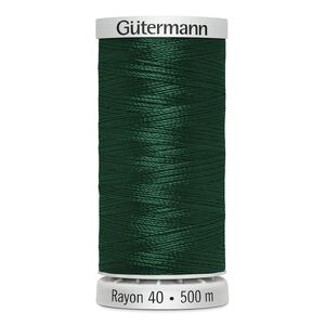 Gutermann Rayon 40 #1208 MALLARD GREEN, 500m Machine Embroidery Thread