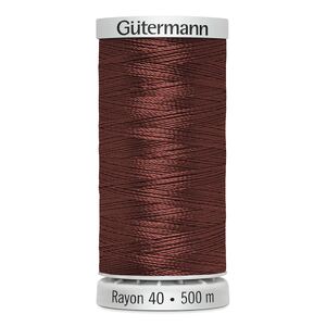 Gutermann Rayon 40 #1216 MEDIUM MAPLE, 500m Machine Embroidery Thread