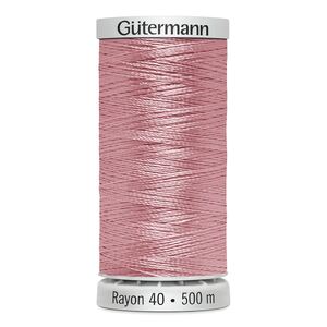 Gutermann Rayon 40 #1225 PASTEL PINK, 500m Machine Embroidery Thread