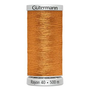 Gutermann Rayon 40 #1238 ORANGE SUNRISE, 500m Machine Embroidery Thread