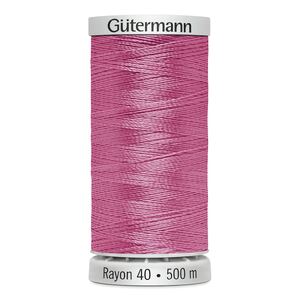 Gutermann Rayon 40 #1256 SWEET PINK, 500m Machine Embroidery Thread