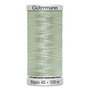 Gutermann Rayon 40 #1275 SEA MIST, 500m Machine Embroidery Thread