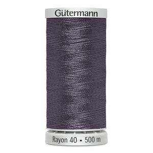 Gutermann Rayon 40 #1298 DARK PLUM, 500m Machine Embroidery Thread