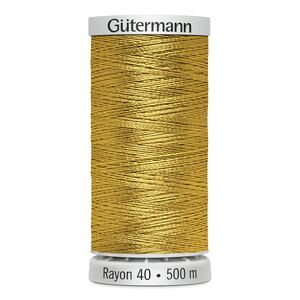 Gutermann Rayon 40 #567 BUTTERFLY GOLD, 500m Machine Embroidery Thread