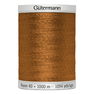 Gutermann Rayon 40 #568 CINNAMON, 1000m Machine Embroidery Thread