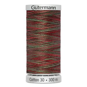 Gutermann Cotton 30 #4053 VARIEGATED 300m Embroidery &amp; Quilting Thread