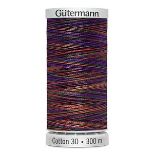 Gutermann Cotton 30 #4054 VARIEGATED 300m Embroidery &amp; Quilting Thread