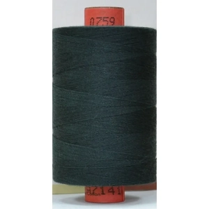 Rasant 75 Thread, #0759 V DK BLUE GREEN, 1000m, Core Spun Polyester Cotton Thread