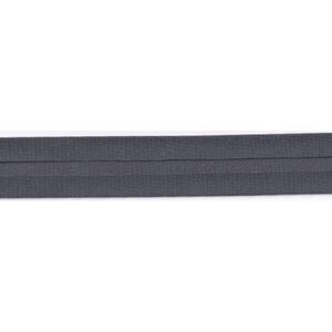 DARK GREY 25mm Polycotton Standard (Single Fold) Bias Binding, Sold by the Metre