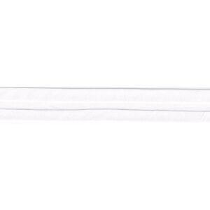 SEMI BLEACH WHITE 25mm Polycotton Standard (Single Fold) Bias Binding, Sold by the Metre