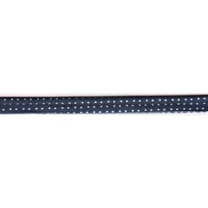 NAVY with WHITE DOTS Cotton Piping 10mm Wide with 2.5mm Cord per Metre