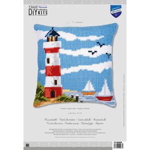 Vervaco SEASCAPE Cross Stitch Cushion Kit 40cm x 40cm PN-0008601