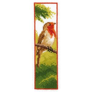 Vervaco ROBIN Bookmark Counted Cross Stitch Kit PN-0011273