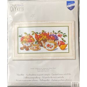 Vervaco AFTERNOON TEA Counted Cross Stitch Kit PN-0011813