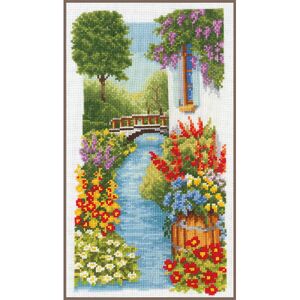 Vervaco GARDEN RIVER Counted Cross Stitch Kit PN-0011831