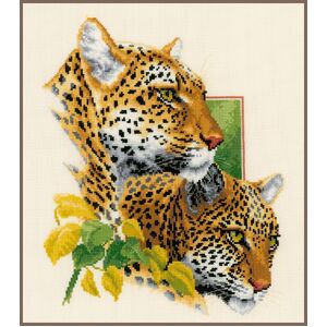 Vervaco LEOPARD COUPLE Counted Cross Stitch Kit PN-0143772