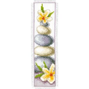 Vervaco PEBBLES & PETALS Bookmark Counted Cross Stitch Kit PN-0143910