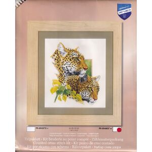 Vervaco LEOPARD COUPLE Counted Cross Stitch Kit PN-0144437