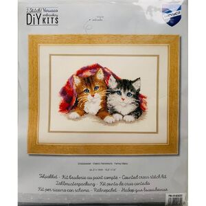 Vervaco PURRING KITTENS Counted Cross Stitch Kit PN-0145022