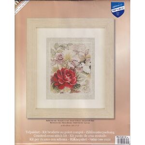 Vervaco BOUQUET WITH ROSE Counted Cross Stitch Kit PN-0145133