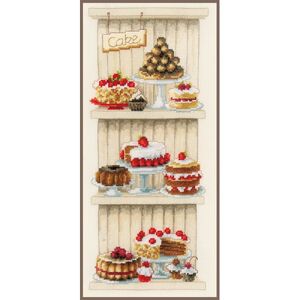 Vervaco DELICIOUS CAKES Counted Cross Stitch Kit PN-0150672