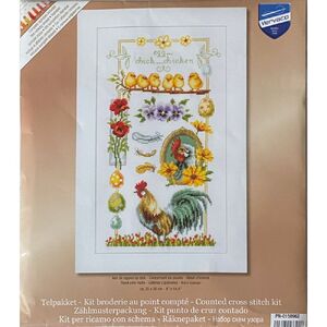 Vervaco ABOUT CHICKEN Counted Cross Stitch Kit PN-0150962