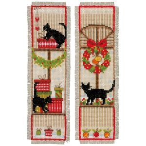 Vervaco CHRISTMAS ATMOSPHERE Bookmarks Counted Cross Stitch Kit PN-0155657