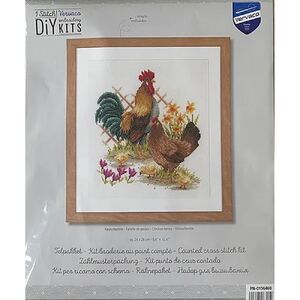 Vervaco CHICKEN FAMILY Counted Cross Stitch Kit PN-0156469