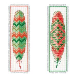 Vervaco FEATHERS Bookmarks Counted Cross Stitch Kit PN-0156894