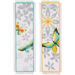 Vervaco BUTTERFLY Bookmarks Counted Cross Stitch Kit PN-0165133