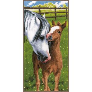 Vervaco HORSE &amp; FOAL Counted Cross Stitch Kit PN-0165355