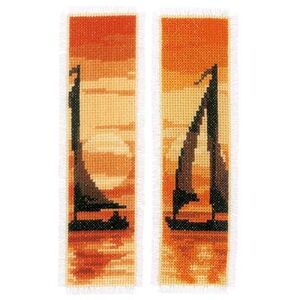 Vervaco SAILING AT SUNSET Bookmarks Counted Cross Stitch Kit PN-0170465