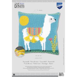 Vervaco LLAMA Cross Stitch Cushion Kit 40cm x 40cm PN-0173529