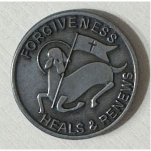 RECONCILIATION FORGIVENESS POCKET TOKEN, With Message, 31mm Diameter, Metal